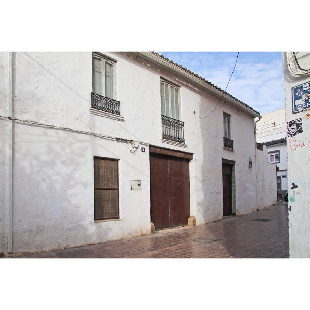 Casa típica de labranza de Valencia. Pueblo de Benimaclet-Valencia.