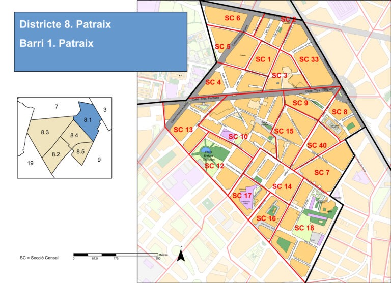 Distrito 8 Patraix . Barrio 1 Patraix